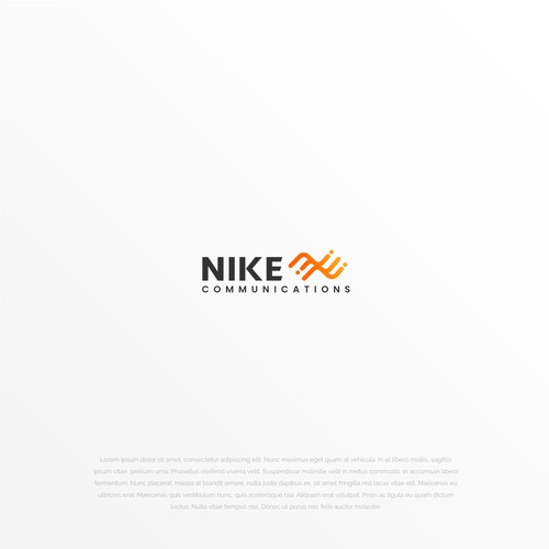Nike Communications Logo Contest Design by R.one