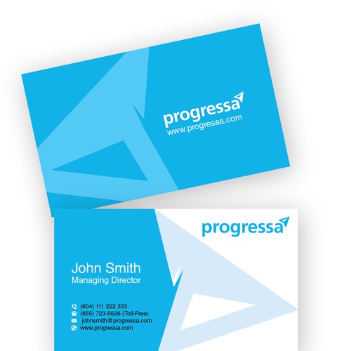 Business cards for Canadian financial institution Réalisé par Impress.