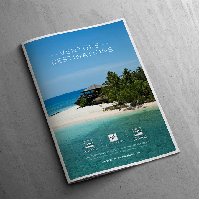 travel brochure front cover