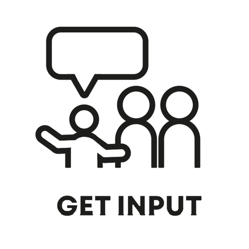 5 separate yet cohesive ideograms to identify concepts Design by Cenexors