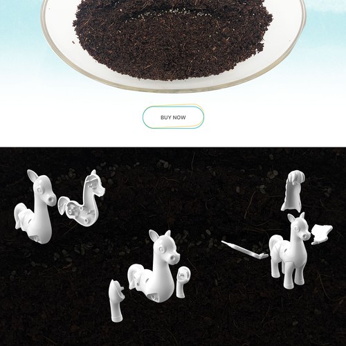Visual Appealing landing page that shows off Kids Terrarium Toy Product Design by creatsoul