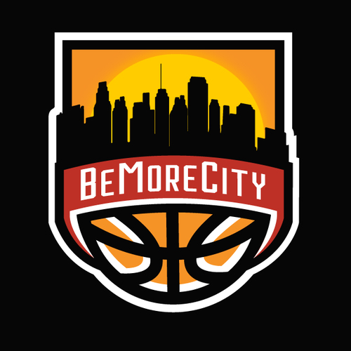Basketball Logo for Team 'BeMoreCity' - Your Winning Logo Featured on Major Sports Network Design by JDRA™