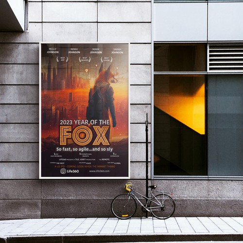 Life360 2023 Year of the Fox Poster Design by MeDesign✦