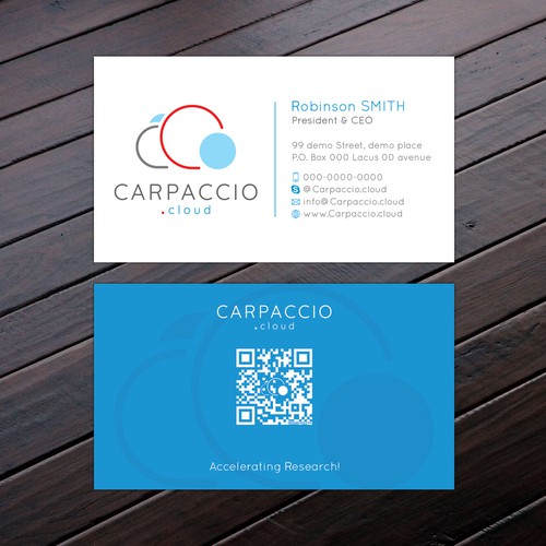 Give more muscle to research with graphic ID for CARPACCIO.cloud Design by Felix SH