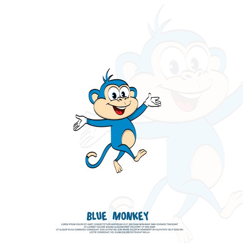 Help Children in Need with The Blue Monkey! Logo Needed! Design by Gomar™