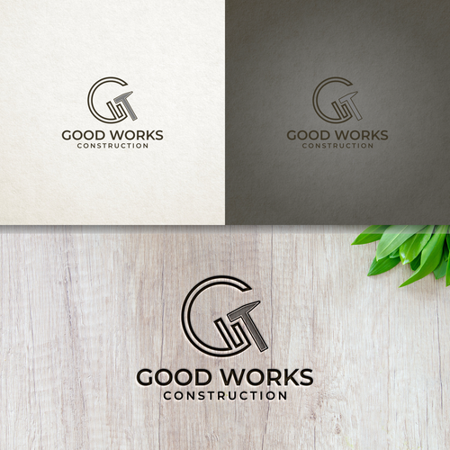 Classy construction logo Design by D E B O ™