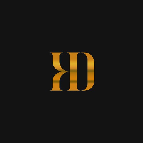 KD Monogram Logo Design by agamodie