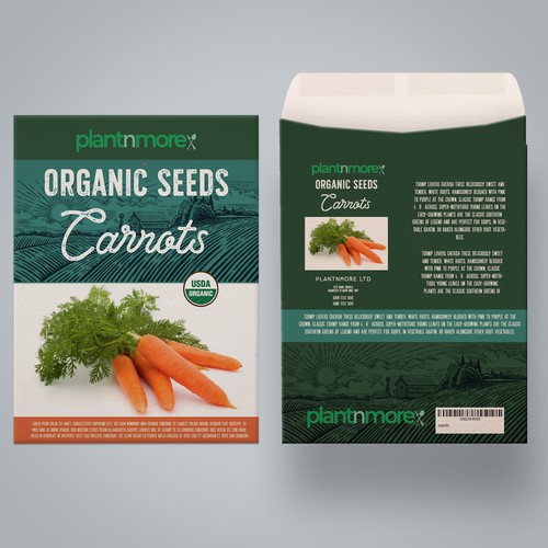 New Vegetable Seed Packet Line - Packet Design Needed Diseño de Windmill Designer™