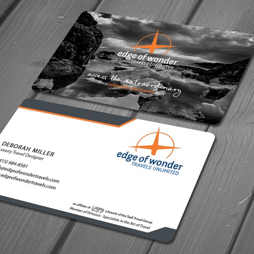 Create a card that exudes the awesomeness of luxury adventure travel Design by deviserpark