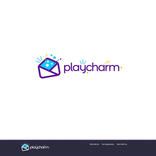 Playcharm Logo Design by InkSay Design