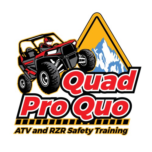 A logo showing a RZR or ATV climbing over the name, plus a ...