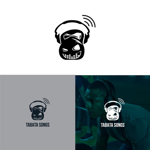 Workout Music Logo Design by Rushiraj's ART™️✅