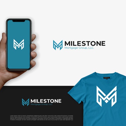 Milestone Mortgage Logo Design by Niko!a