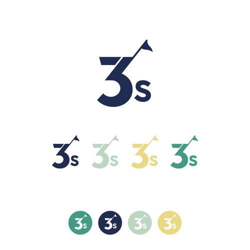 A logo for a fun, beautiful and affordable par-3 golf course. Design by Lyna✎