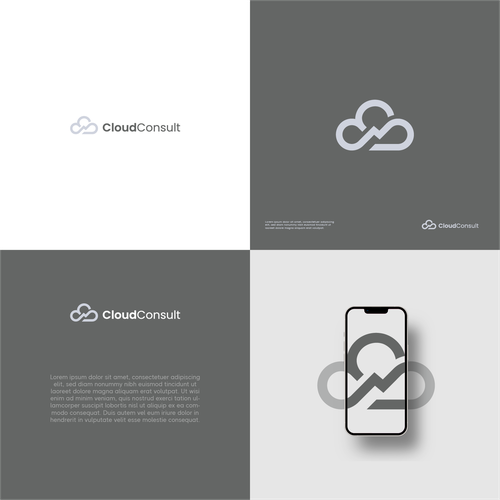 IT Services Logo, welches innovation und Sicherheit vermittelt Design by KUBO™