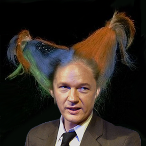 Design the next great hair style for Julian Assange (Wikileaks) Design by Isabels Designs
