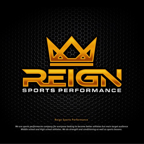 Take the Throne for our Reign Sports Performance logo. | Logo design ...