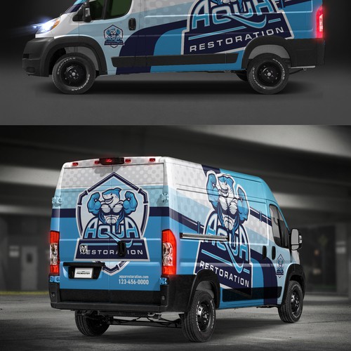 Sharp van wraps Design by corpNL