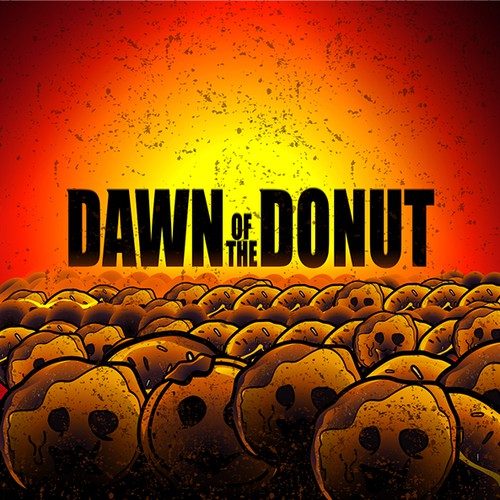 logo for Dawn of the Donut Diseño de GELE.