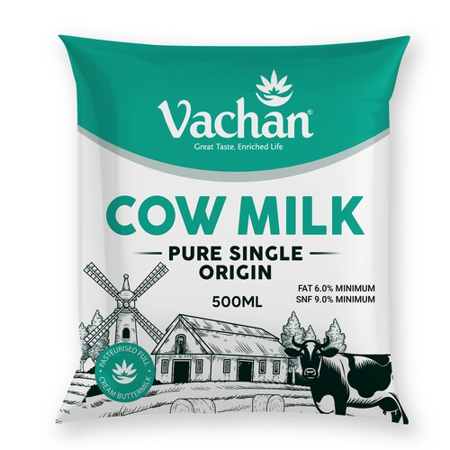 Vachan Cow Milk Design by Creative Selection