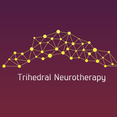 create a logo that contains both particle and wave, star and surf for Trihedral Neurotherapy Design by Footstep