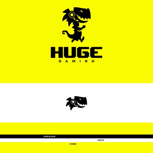 Huge Gaming Logo and Brand Identity Design by Voinch Visuals