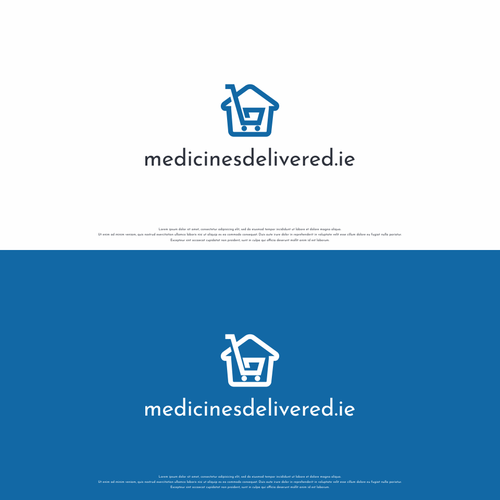 logo for online pharmacy medicinesdelivered.ie Design by Fani008