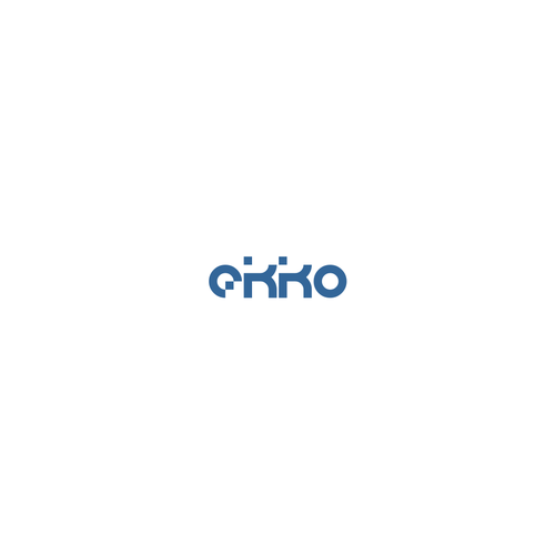 SIMPLE LOGO - ekko Letters then dm after Design by Sybertrons