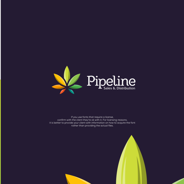 Design by albert_kalingga titled "Pipeline Sales & Distribution"