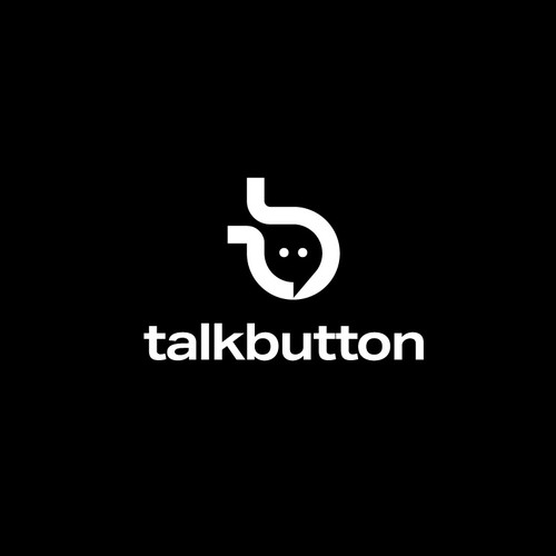TalkButton - the AI Live Receptionist Has an Identity Crisis :) Diseño de Mr.CreativeLogo