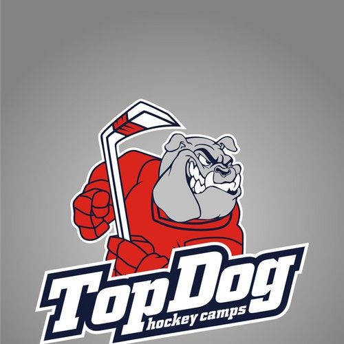 logo for Top Dog Hockey Design por boryz