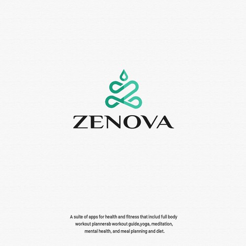 Zenova Logo: Revolutionary suite of health and wellness mobile apps Design by Civ_Kings