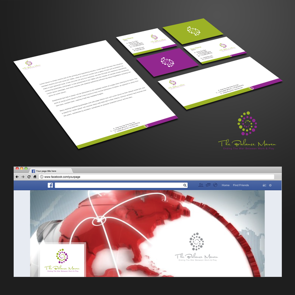 Creative a captivating logo suite for The Balance Maven