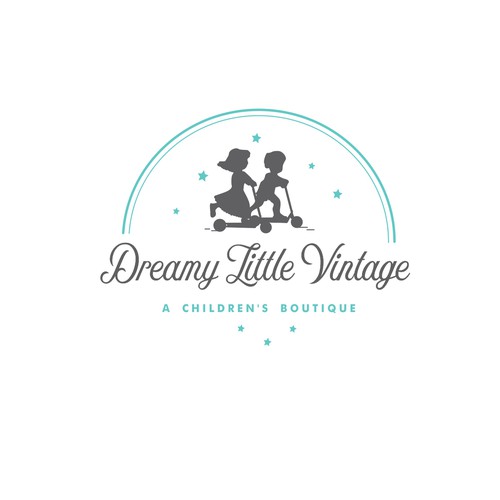 Design a "dreamy" logo for a brand new children's vintage clothing boutique Design por meryofttheangels77