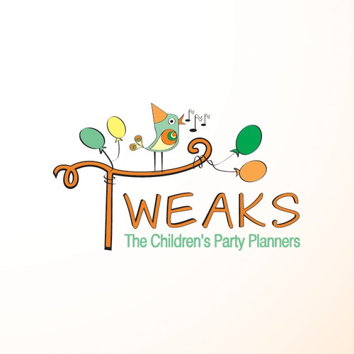 logo for Tweaks - The Children's Party Planners Design by piripal