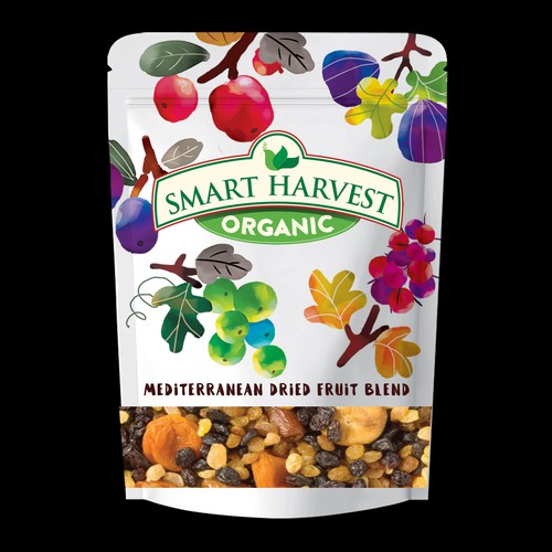 Smart Harvest Dried Fruit Package | Product packaging contest