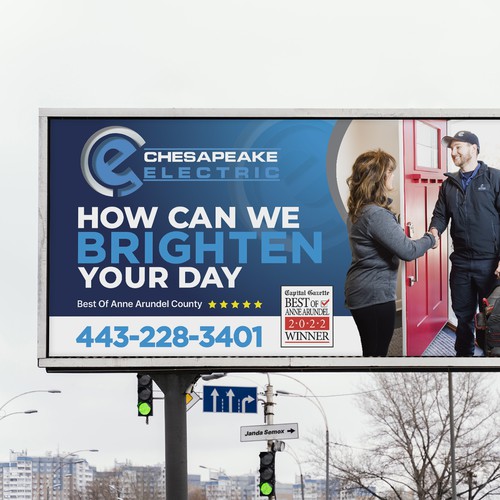 Chesapeake Electric Billboard Design by Richmore ♛