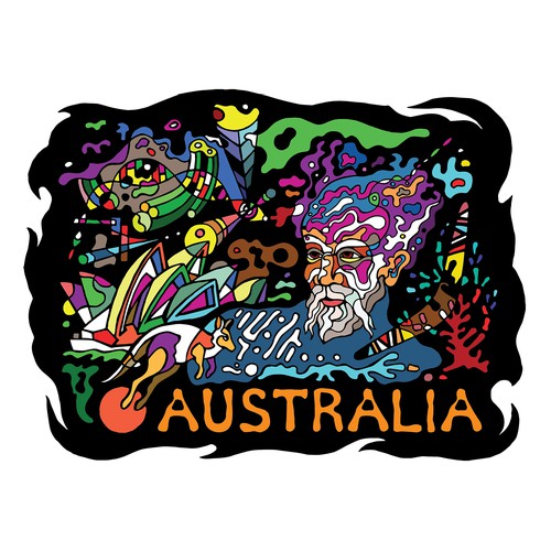 Australian T-shirts Design by krlegend