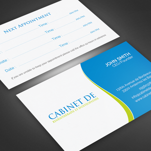 Business card contest entry by chandrayaan.creative