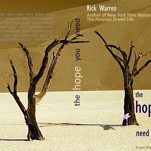 Design Rick Warren's New Book Cover Réalisé par turner