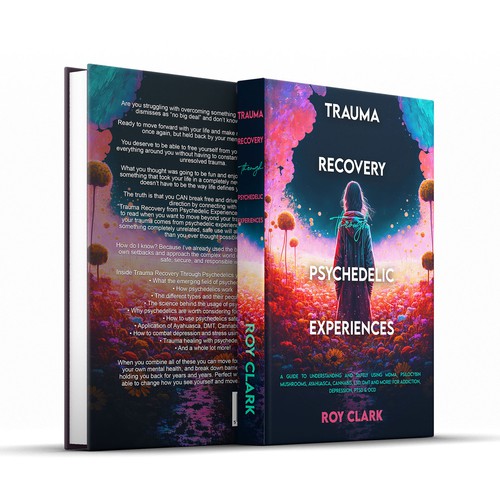 Book Cover Design for Psychedelic Experiences & Trauma Healing Book Design by sabirshah