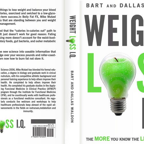 Design a creative and simple cover for weight loss book Design by Milica M.