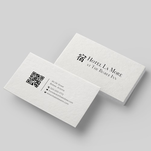 Business Card for Boutique Hotel Design by Taaiebah