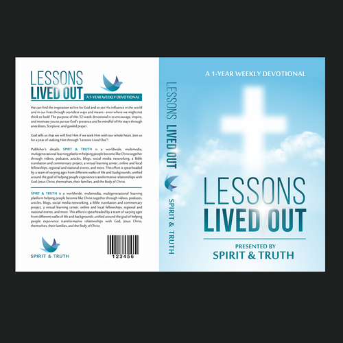 We need a captivating cover for our 1-year Devotional! Design by Nat Pearl Designs