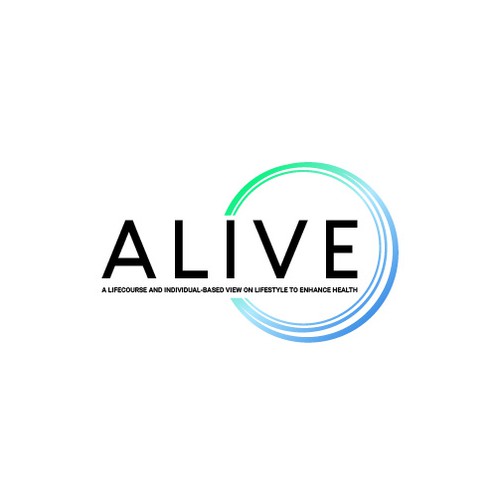 Design a logo for a research project called: ALIVE-ontwerp door rzaltf