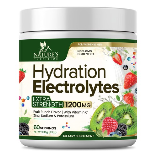 Hydration Electrolytes Design Needed for Nature's Nutrition Design by Black-Pepper