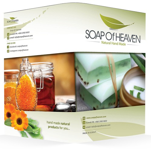 soap of heaven need your creativity to make brochure Design by bmp design