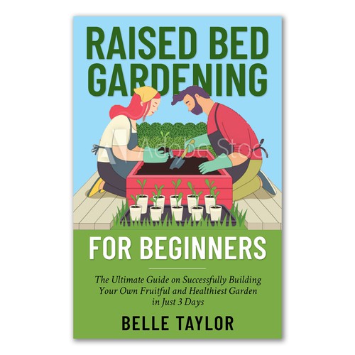 Design a unique fresh and inviting gardening book cover that will definitely draw people eyes to it Réalisé par Bluebubble