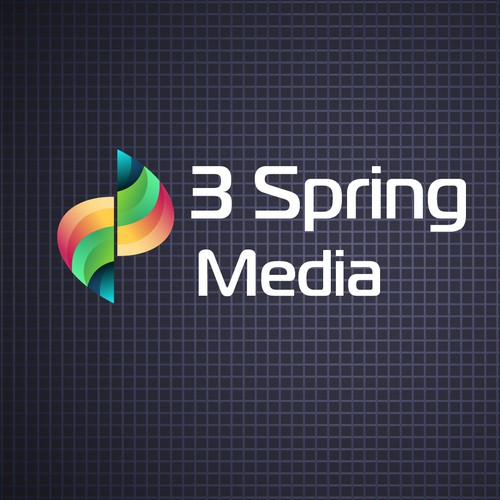 Three Spring Media logo rebrand Design by TheElevens 11.11