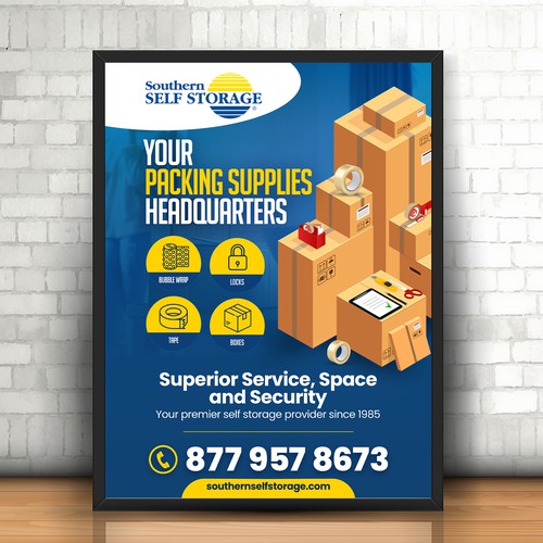 Self Storage Posters Design by Titlii